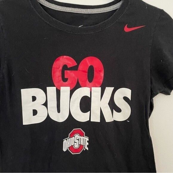 Nike shirt womens Ohio State black dri fit shirt sleeve shirt medium - Picture 3 of 5